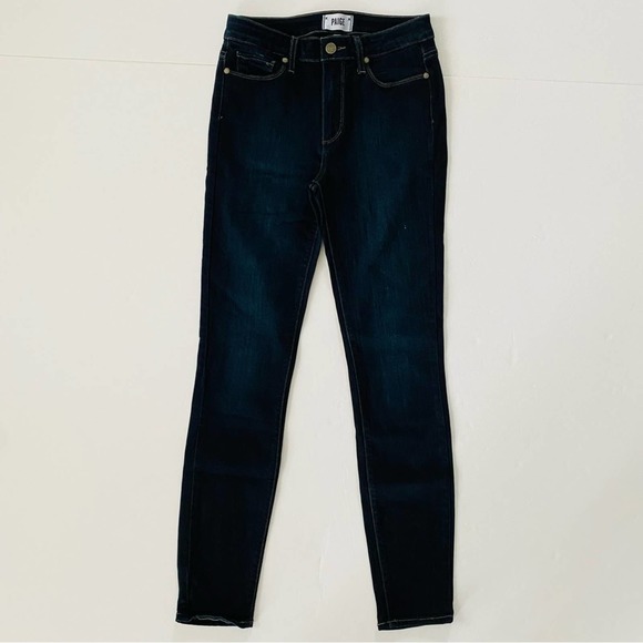 Paige | Hoxton Ultra Skinny Dark Wash Jeans GUC 27 - Picture 1 of 10